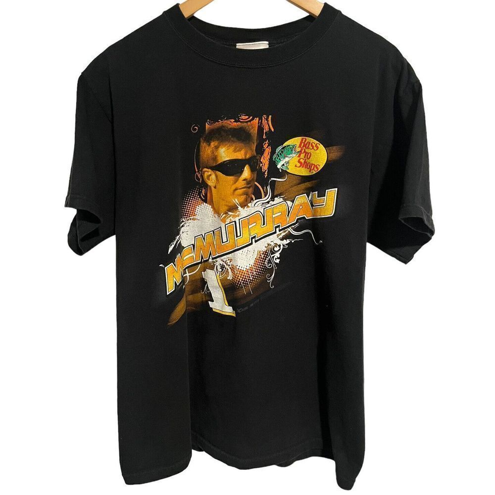 Vintage Jamie McMurray NASCAR Graphic T Shirt Large